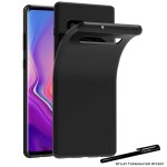 Coque silicone gel ultra mince noir pour samsung galaxy s10e avec stylet toproduits