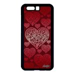 Coque silicone honor 9 coeur rouge romantique etui love case telephone stf - al10 a