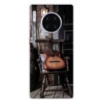 Coque en silicone - compatible huawei mate 30 pro - design guitare