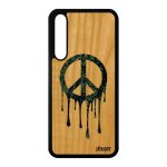 Coque silicone huawei p20 pro bois peace and love housse telephone & rasta case