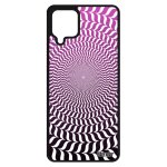 Coque silicone illusion d'optique pour a12 magique etui bumper graphique personnalis� effet telephone ...