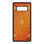 Coque silicone illusion d'optique note 8 bois smartphone telephone case etoile graphique portable magie ...