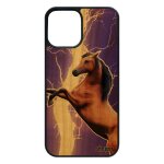 Coque silicone pour iphone 12 / 12 pro en bois cheval pas cher souple animaux poney animal 4g portable ...