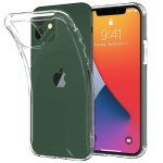 Coque silicone iphone 12 transparent, bumper renforc en silicone