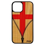 Coque silicone pour iphone 13 mini bois drapeau angleterre anglais foot united kingdom grande bretagne ...