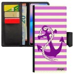 Coque en silicone iphone 15 + plus rabat portefeuille ancre 128 go de bateau chaine telephone dessin ...