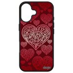 Coque silicone pour iphone 16 coeur rouge image souple cupidon mobile love portable case romantique original ...