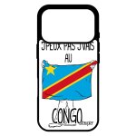 Coque silicone pour iphone 17 pro j'peux pas j'vais au congo humour coupe d'afrique football basket can ...