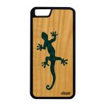 Coque silicone iphone 6 6s plus en bois salamandre smartphone design bleu iphone 6 plus iphone 6s plus ...