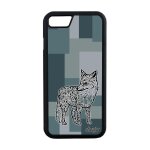 Coque silicone iphone 8 renard rigide metal homme polaire unique ethnique
