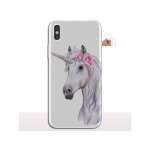 Coque en silicone iphone x ma licorne, coque portable fantastique