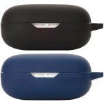 Coque silicone compatible jbl wave flex - fine et antichoc, compatible charge sans fil, cache port anti ...