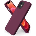 Coque en silicone liquide pour iphone 12 mini (5, 4 pouces) - housse fine anti - choc, intrieur microfibre, ...
