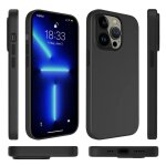 Coque silicone liquide compatible avec iphone 13 pro maxcase en silicone premium, etui protection compl�te, ...