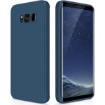 Coque silicone liquide pour samsung galaxy s8 - etui anti - choc ultramince avec intrieur microfibre, ...