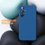 Coque en silicone liquide ultra - fine pour samsung galaxy s23 fe 5g - pack 2 protections ecran en verre ...
