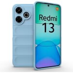 Coque silicone liquide pour xiaomi redmi 13 (4g / 5g) / poco m6 4g ¿ protection antichoc niveau militaire, ...