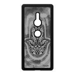 Coque silicone main de fatma xperia xz2 la hamsa housse smartphone berbere sony xperia xz2