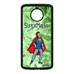Coque silicone super maman pour moto e4 plus vert texte bd telephone heros humour portable naissance ...