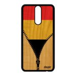 Coque silicone mate 10 lite en vrai bois drapeau belgique belge jo de huawei mate 10 lite