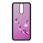 Coque silicone pour mate 10 lite oiseaux mouettes animaux rigide design solide effet case telephone nature ...