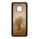 Coque silicone mate 20 pro peinture arbre bumper portable nature personnalis� motif tpu artistique de ...
