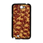Coque silicone motif feuilles pour samsung galaxy note 2 en bois veritable fleurs floral noir pas cher ...