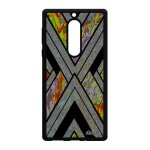 Coque en silicone pour nokia 5 marbre moderne granite original housse design smartphone noir motif texture ...