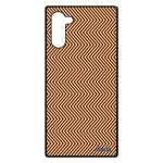 Coque silicone note 10 illusion d'optique vague bicolore magie telephone art visuel smartphone fille ...