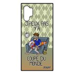 Coque silicone pour note 10 + plus j'peux pas y'a coupe du monde basketball motif sport football noir ...