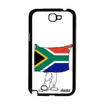Coque silicone pour note 2 drapeau afrique du sud africain jeux olympiques telephone coupe du monde jo ...