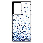 Coque silicone note 20 ultra confettis pois petales alu bleu design color� romantique texture telephone ...
