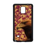 Coque silicone note 4 bois aigle pas cher animal rapace plante personnalis� portable etui royal oiseau ...