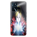 Coque silicone compatible oppo a16 edward full metal alchemist