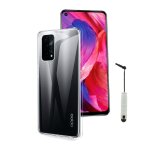 Coque silicone pour oppo a93 5g / a93s 5g 6. 5  gel ultraslim et ajustement parfait - transparent + mini ...