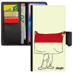 Coque silicone rabat honor 9 simili cuir portefeuille porte cartes drapeau monaco monegasque unique football ...