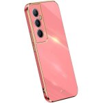 Coque en silicone pour realme c65 (4g) (6. 67  inches), [ etui housse de telephone de style bord dore] ...