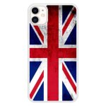Coque silicone renforc�e - compatible apple iphone 11 - design drapeau angleterre