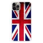 Coque silicone renforc�e - compatible apple iphone 12 - design drapeau angleterre