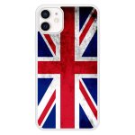 Coque silicone renforc�e - compatible apple iphone 12 - design drapeau angleterre