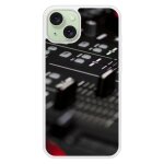 Coque silicone renforce - compatible apple iphone 15 - design dj mixer