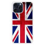 Coque silicone renforc�e - compatible apple iphone 15 - design drapeau angleterre