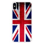 Coque silicone renforc�e - compatible apple iphone x - design drapeau angleterre