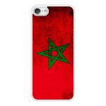 Coque silicone renforcée - compatible apple ipod touch - design drapeau maroc Coque silicone renforcée - compatible apple ipod touch - design drapeau maroc
