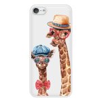 Coque silicone renforc�e - compatible apple ipod touch - design funny girafe