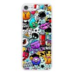 Coque silicone renforc�e - compatible apple ipod touch - design graffiti 2