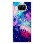Coque silicone renforc�e - compatible xiaomi mi 10t - design galaxie bleue