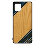 Coque silicone rigide note 10 lite en bois moderne geometrie fr�ne motif portable etui cadeau effet sm ...