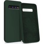 Coque en silicone rigide pour samsung galaxy s10 - intrieur microfibre, protection antichoc renforce ...