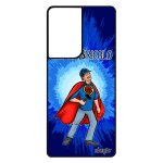 Coque en silicone s21 ultra super bricolo papy bleu tpu famille de protection drole texte humour heros ...